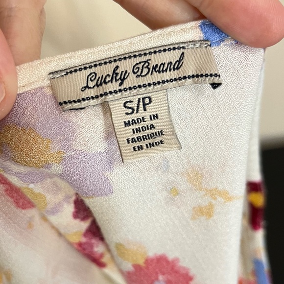 Lucky Brand Floral V-Neck Maxi Dress - Picture 10 of 15